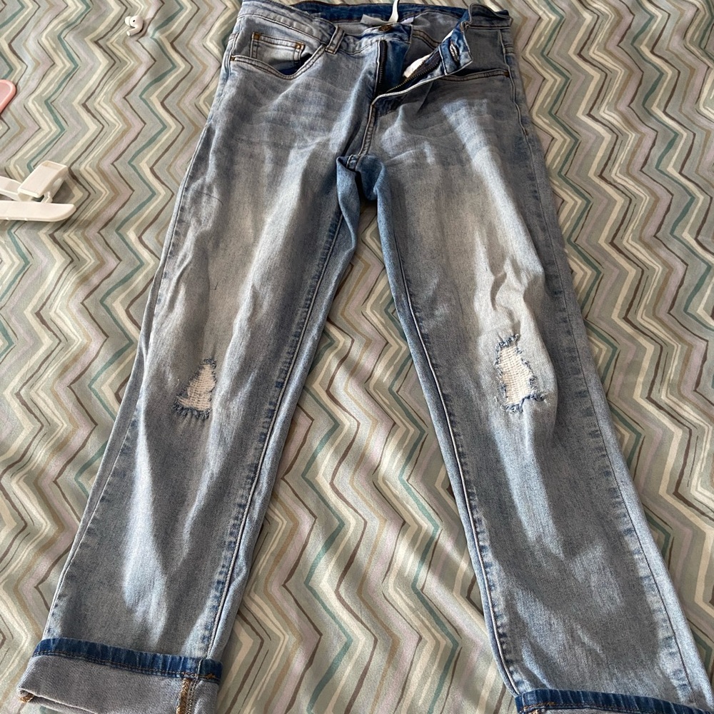 Cropped jeans